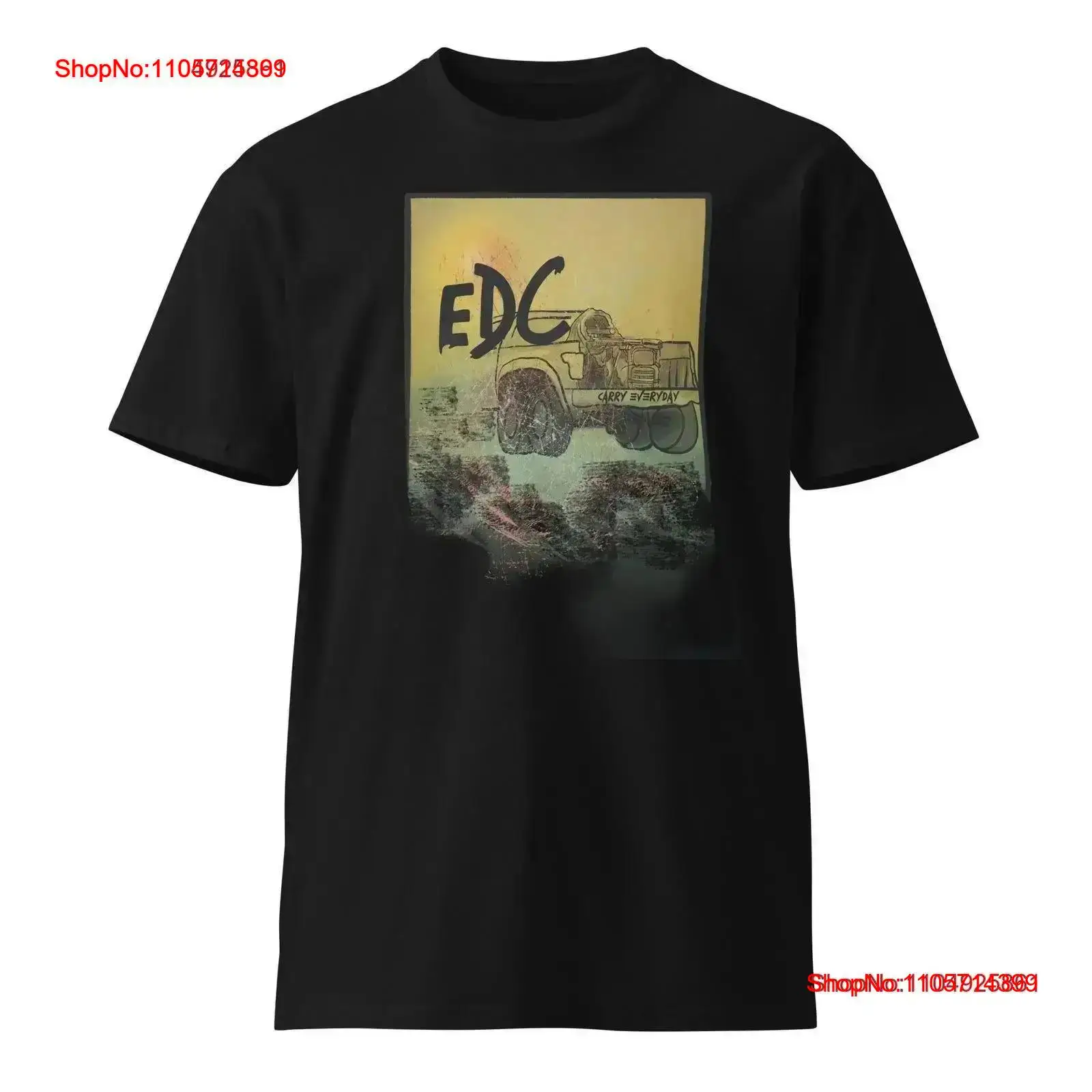 Edc Carry For Men - T-shirt Premium Edc Nest per uso