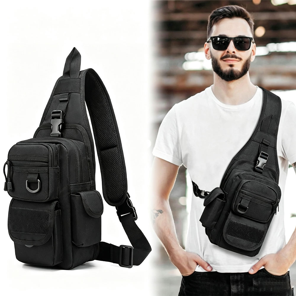Edc Concealed Carry Backpack - Borsa Tattica per Pistola, Fondina per