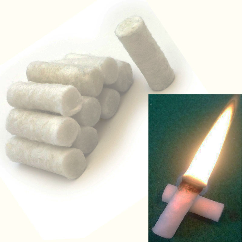 Ferro Rod Striker - 20 pezzi mini avviamento antincendio portatile