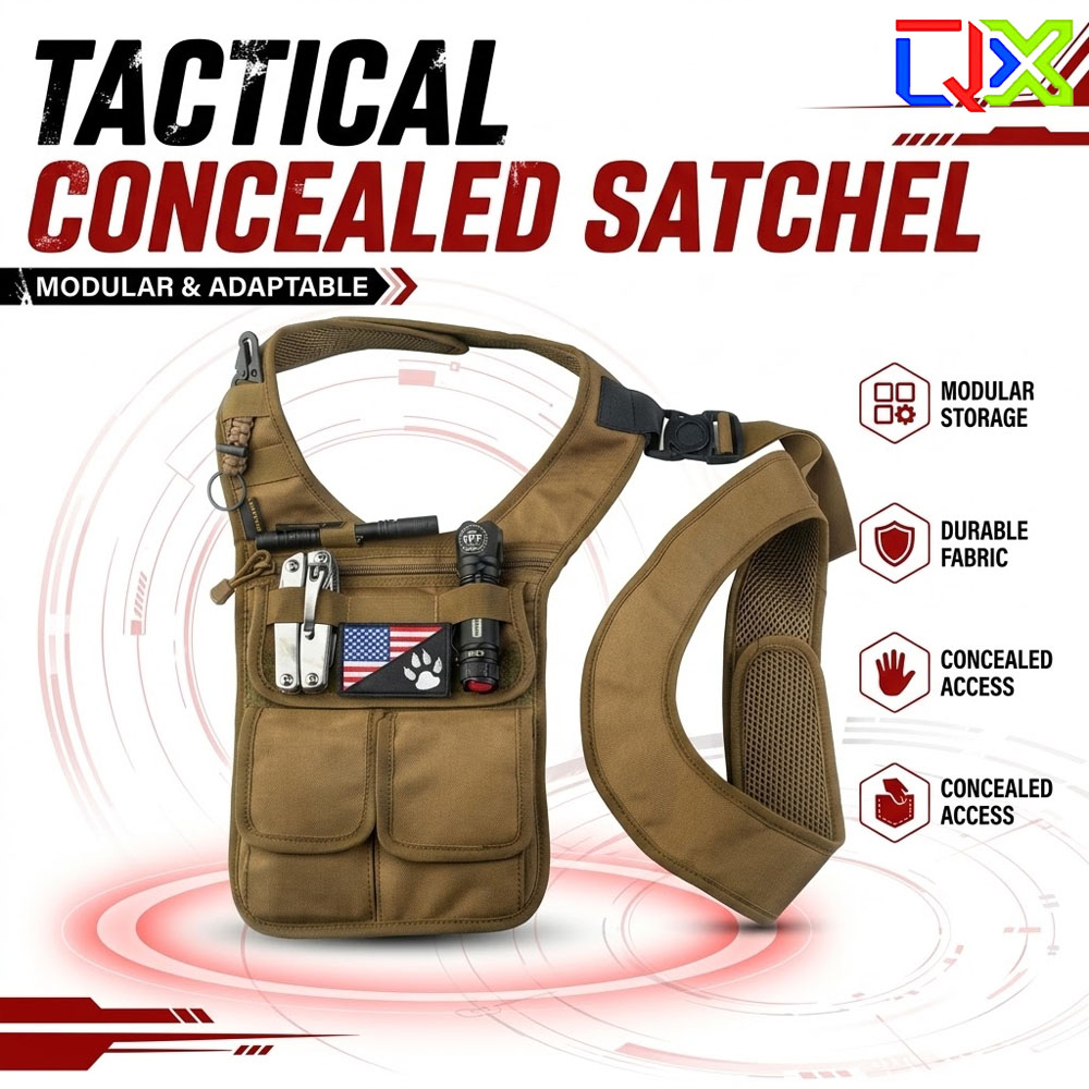 Borsa a tracolla tattica QX pe - Edc Carry For Men recensione e prezzo