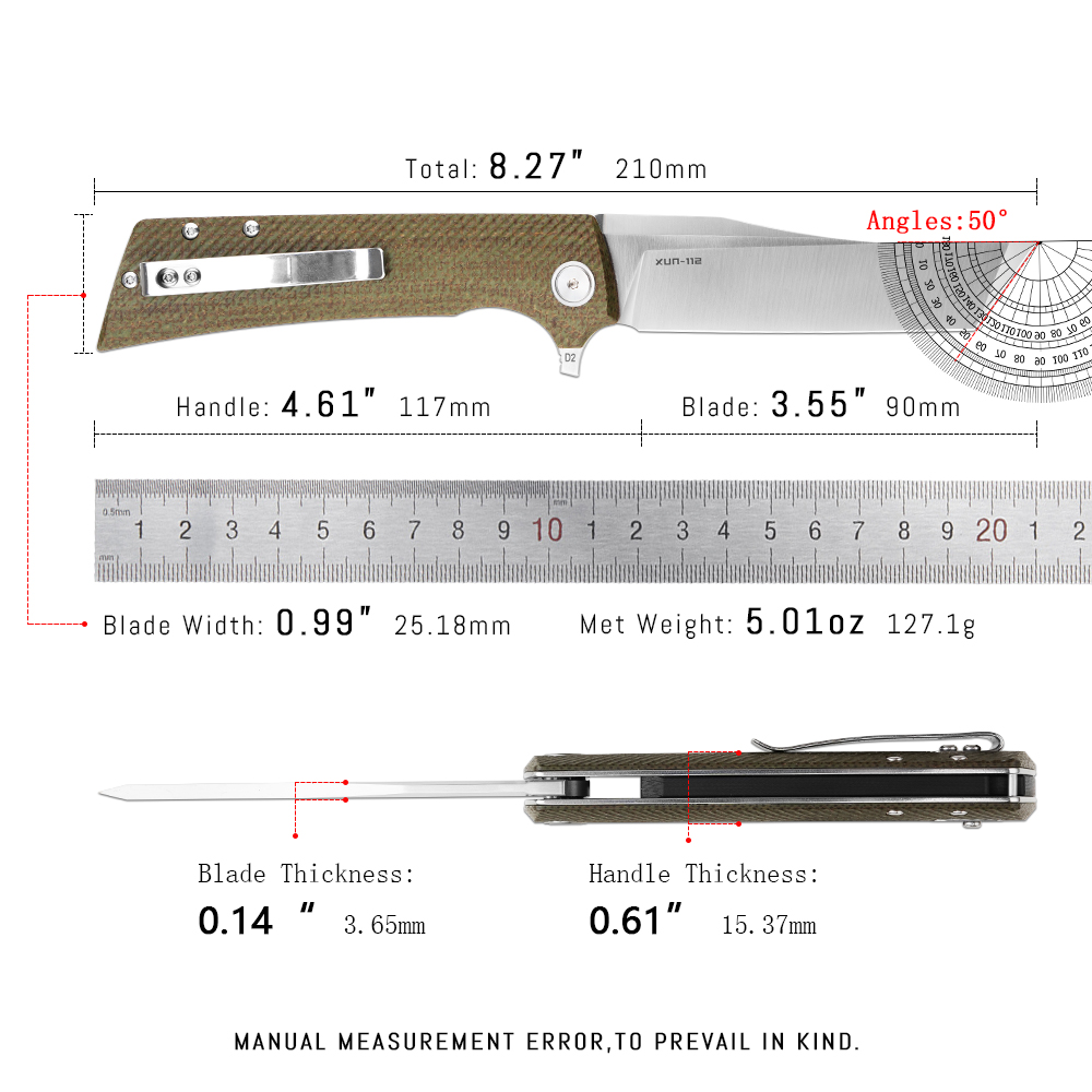 Coltello pieghevole Shooziz XU - Edc Carry For Men recensione e prezzo