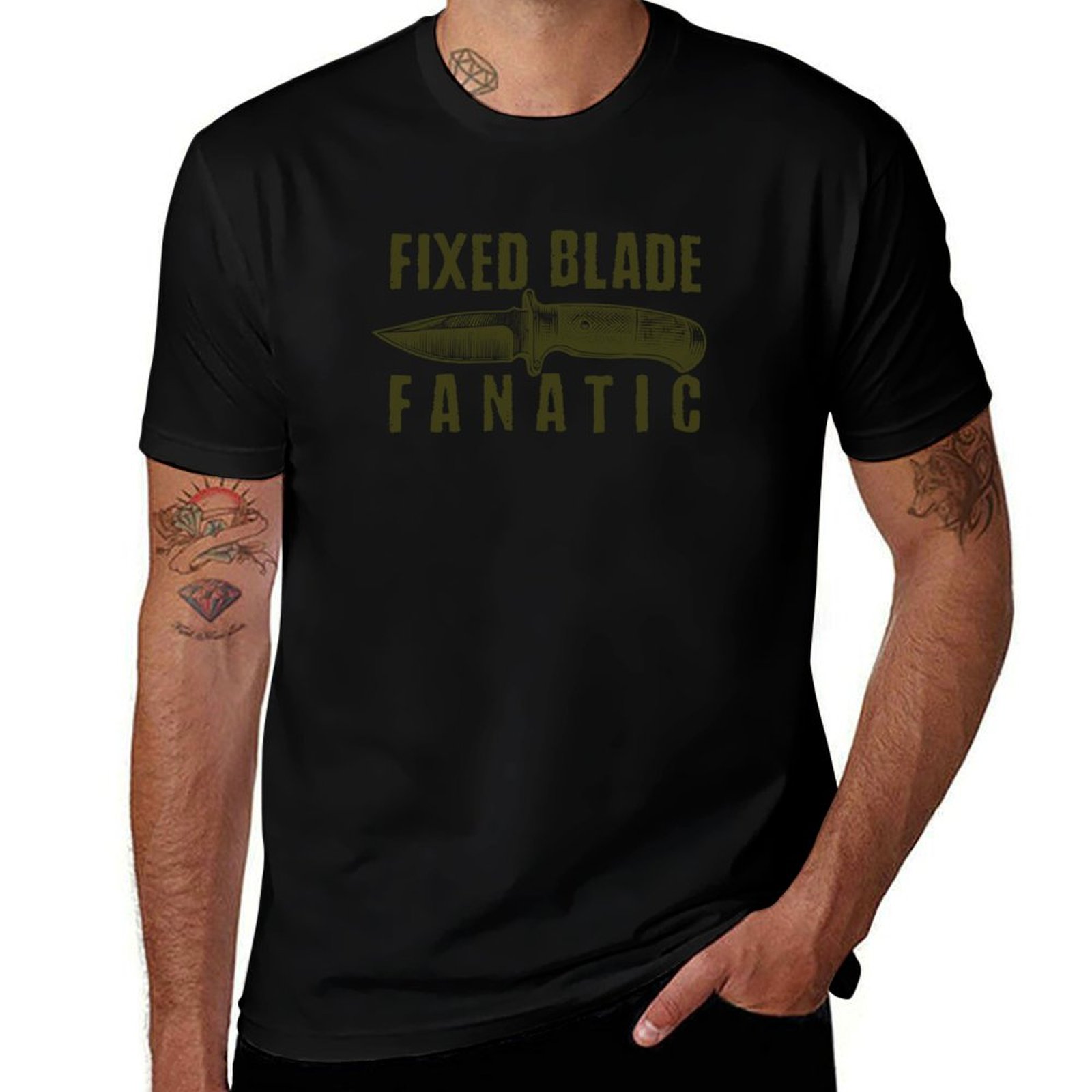 T-shirt Fixed Blade Fanatic -  - Edc Carry For Men recensione e prezzo