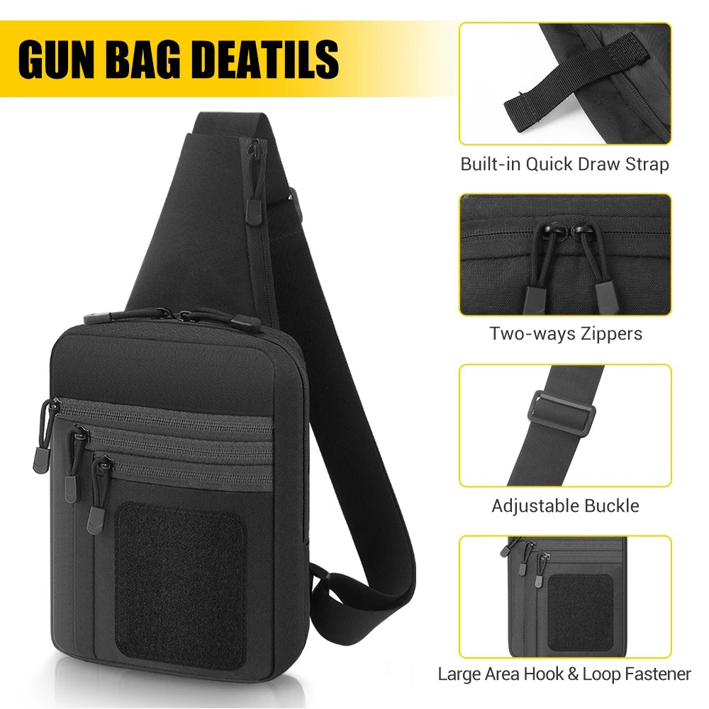 Borsa a tracolla tattica per p - Edc Pistol Carry Bag recensione e prezzo
