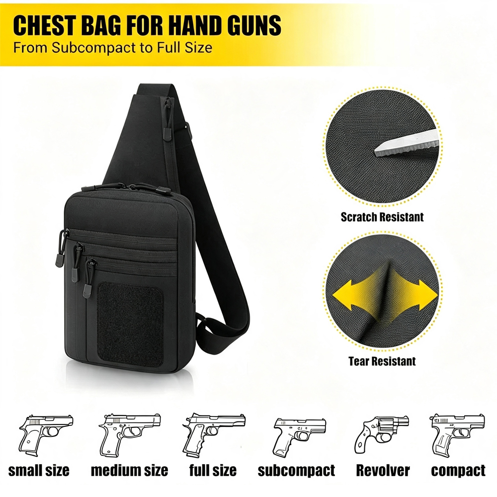 Borsa a tracolla tattica per p - Edc Pistol Carry Bag recensione e prezzo