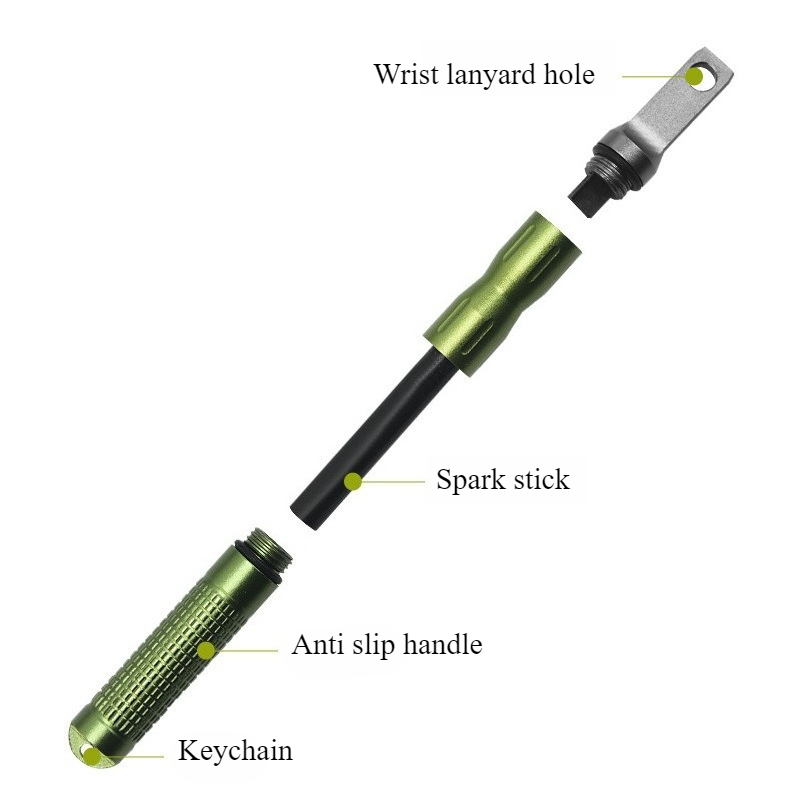 Accendino d'emergenza portatil - Ferro Rod Striker recensione e prezzo