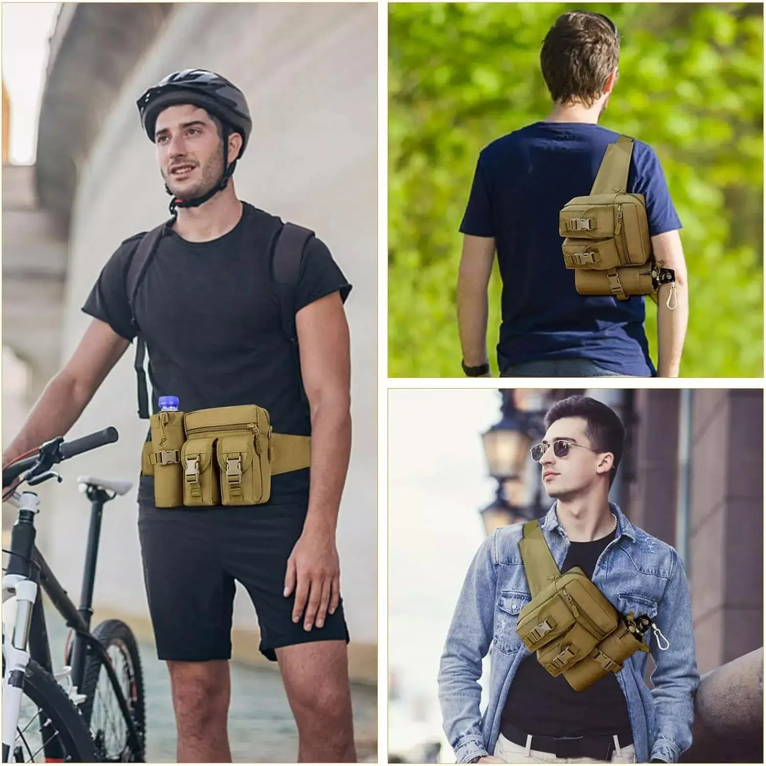 Marsupio tattico da uomo Fondi - Edc Pistol Carry Bag recensione e prezzo