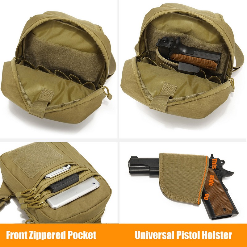 New Tactical Chest Bag fondina - Edc Concealed Carry Backpack recensione e prezzo