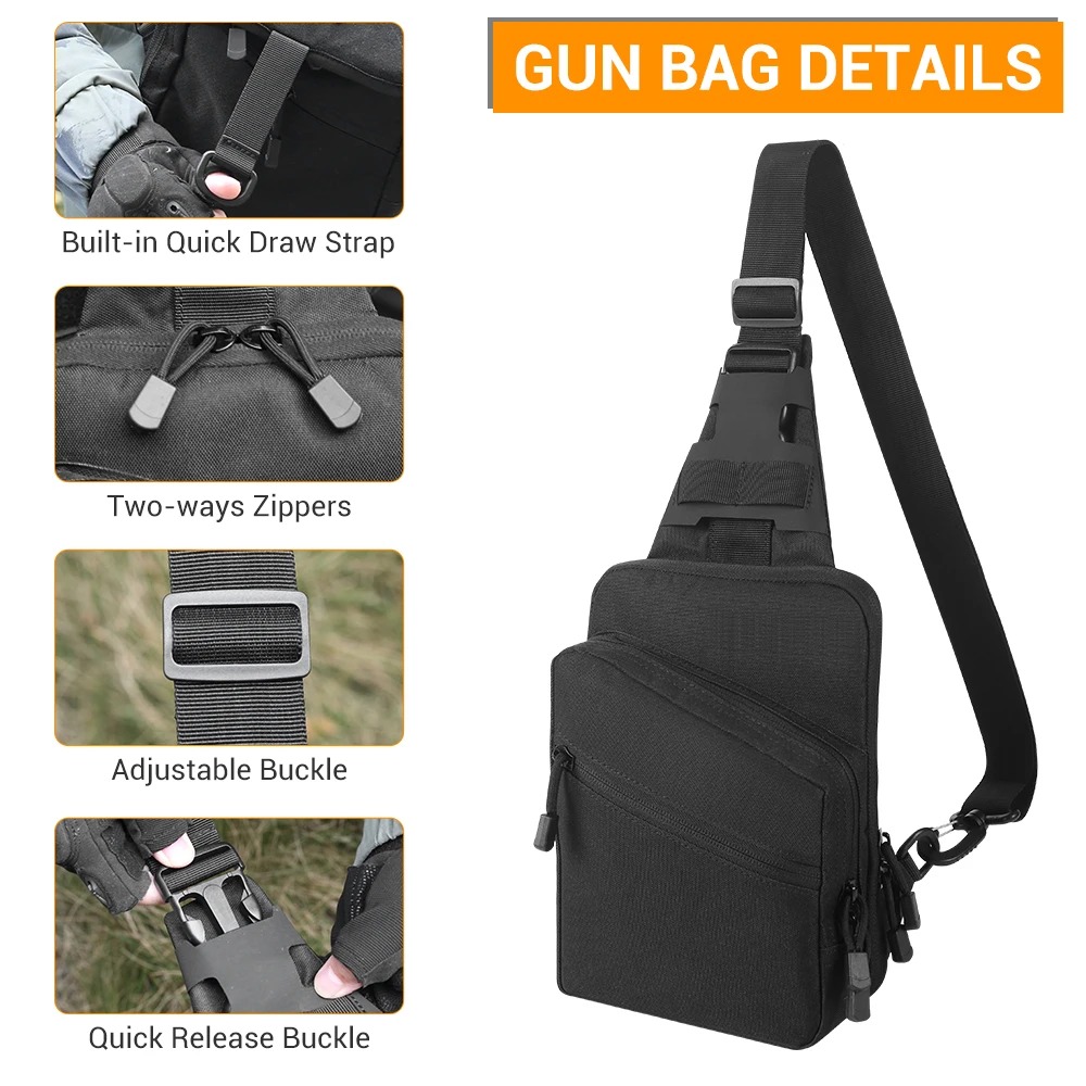 Borsa Tattica per Pistola, Cus - Edc Pistol Carry Bag recensione e prezzo