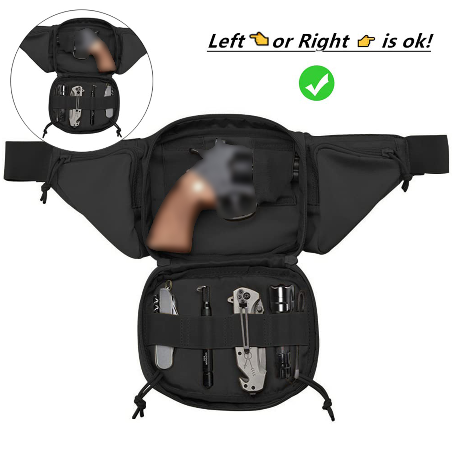 Marsupio Tattico Porta Pistola - Edc Pistol Carry Bag recensione e prezzo